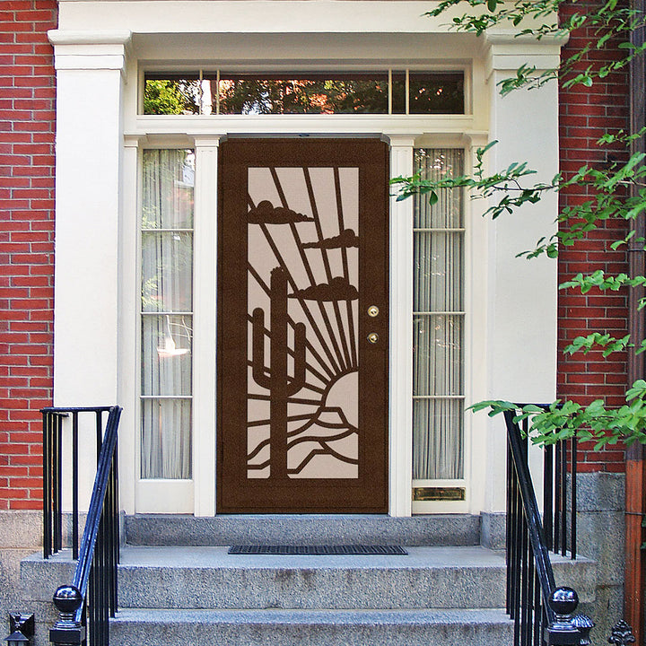 Nogales Laser Cut Security Storm Door