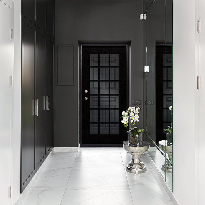 French Laser Cut Security Storm Door